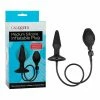 CalExotics Medium Silicone Inflatable Plug - Black Anal Toys