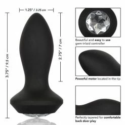 CalExotics Power Gem Vibrating Petite Crystal Probe Anal Toys