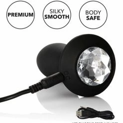 CalExotics Power Gem Vibrating Petite Crystal Probe Anal Toys