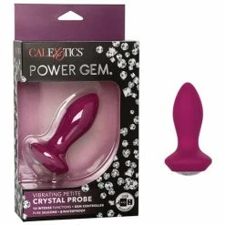 CalExotics Power Gem Vibrating Petite Crystal Probe Anal Toys