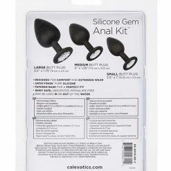 CalExotics Silicone Gem Anal Kit - Black