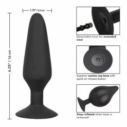 CalExotics Silicone Inflatable Plug - X Large Black