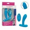 CalExotics Silicone Pulsing Pleaser With Remote - Blue