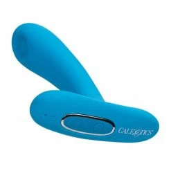 CalExotics Silicone Pulsing Pleaser With Remote - Blue