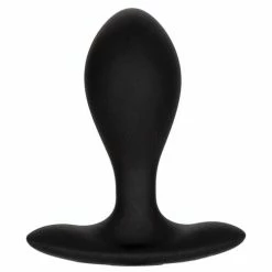 CalExotics Anal Toys Weighted Silicone Inflatable Plug - Black