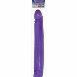 CalExotics Dildos 12" Reflective Gel Smooth Double Dong - Lavender