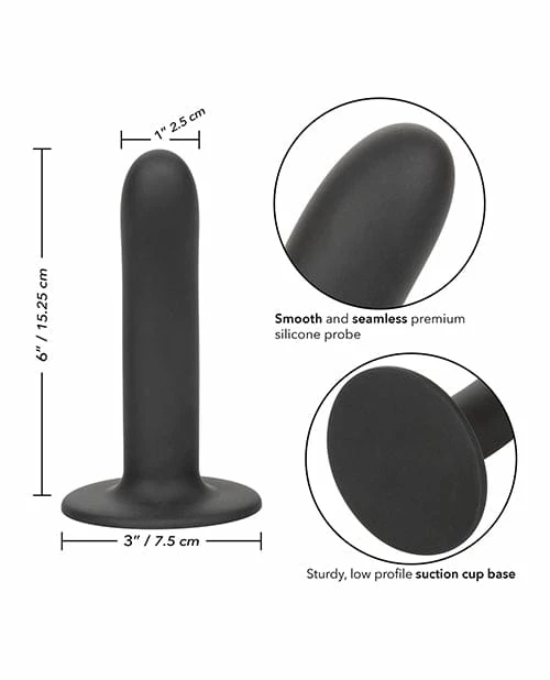 CalExotics Dildos Boundless 6" Smooth - Black