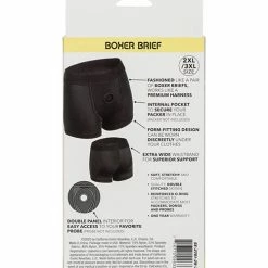CalExotics Boundless Boxer Brief 2XL-3XL - Black Dildos