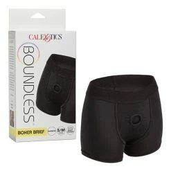 CalExotics Boundless Boxer Brief S-M - Black Dildos