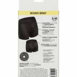 CalExotics Boundless Boxer Brief S-M - Black Dildos