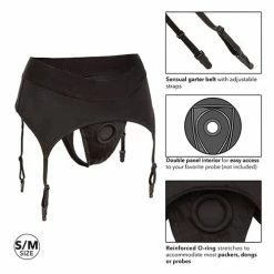 CalExotics Boundless Thong With Garter Dildos