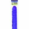 CalExotics Reflective Gel Jr Dong 7.5" - Purple
