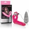 CalExotics The Ultimate Triple Stimulator Flexible Dong With Cock Ring - Pink Dildos