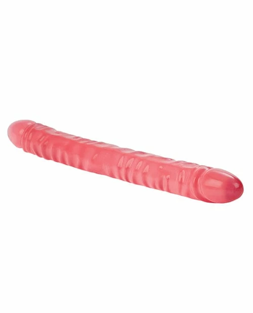 CalExotics Translucence 18" Veined Double Dong - Pink