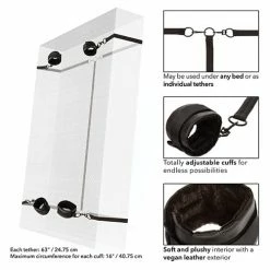 CalExotics Kink & BDSM Boundless Bed Restraint - Black