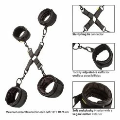 CalExotics Boundless Hog Tie - Black Kink & BDSM