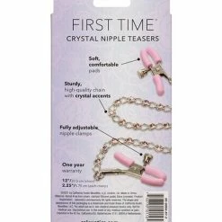 CalExotics First Time Crystal Nipple Teasers - Pink Kink & BDSM