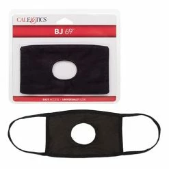 CalExotics Foreplay Accessories BJ 69 Open Mouth Mask - Black
