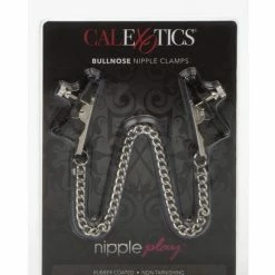 CalExotics Kink & BDSM Nipple Play Bull Nose Nipple Jewelry - Silver