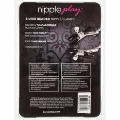 CalExotics Nipple Play Silver Beaded Nipple Clamps
