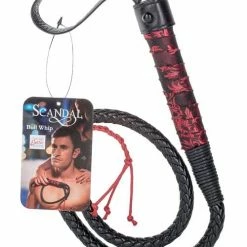 CalExotics Scandal Bull Whip - Black-Red
