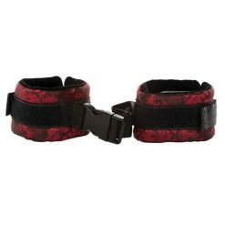 CalExotics Kink & BDSM Scandal Control Cuffs - Black-Red