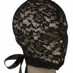 CalExotics Kink & BDSM Scandal Corset Lace Hood - Black