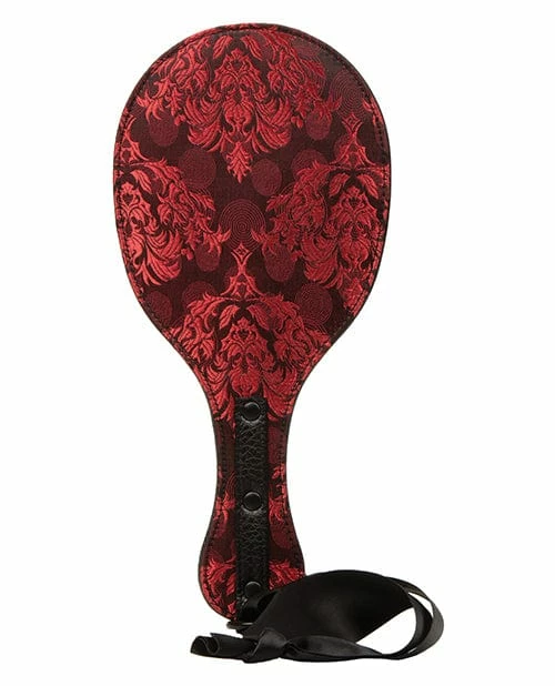 CalExotics Kink & BDSM Scandal Round Double Paddle - Black-Red