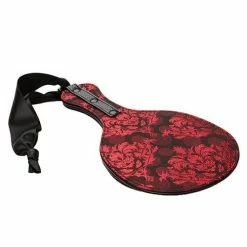 CalExotics Kink & BDSM Scandal Round Double Paddle - Black-Red