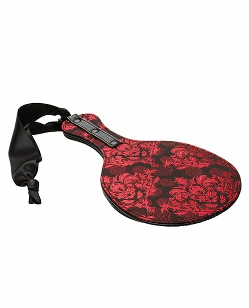 CalExotics Kink & BDSM Scandal Round Double Paddle - Black-Red