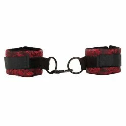 CalExotics Scandal Universal Cuffs - Black-Red Kink & BDSM