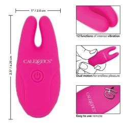 CalExotics Silicone Nipple Clamps With Remote