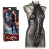 CalExotics Scandal Plus Size Halter Lace Body Suit - Black Lingerie
