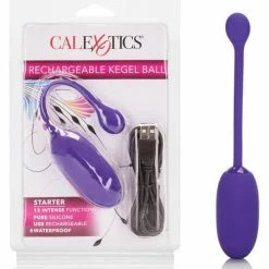 CalExotics Rechargeable Kegel Ball Starter - Purple Sexual Enhancers For Couples