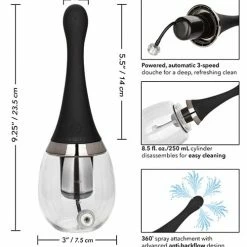 CalExotics Enemas & Douches Ultimate Rechargeable Auto Douche - Black