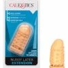 CalExotics 3" Latex Extension Nubby - Ivory