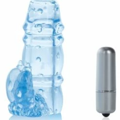 CalExotics 3-Way Double Dolphin - Blue Penis Toys