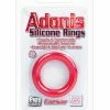CalExotics Adonis Caesar Silicone Ring - Red Penis Toys
