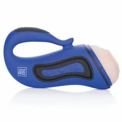 CalExotics Penis Toys Apollo Alpha Stroker 2 - Vagina Blue
