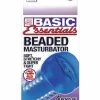 CalExotics Basic Essentials Beaded Masturbator - Blue Penis Toys