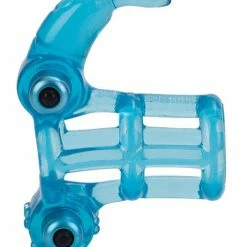 CalExotics Basic Essentials Double Trouble Vibrating Support System - Blue