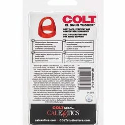 CalExotics Penis Toys Colt Snug XL Tugger Enhancer Ring - Red