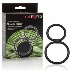 CalExotics Penis Toys Double Helix Quick Release Erection Enhancer - Black