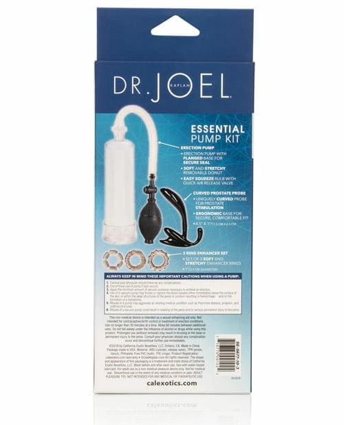 CalExotics Dr. Joel Kaplan Essential Pump Kit - Clear Penis Toys