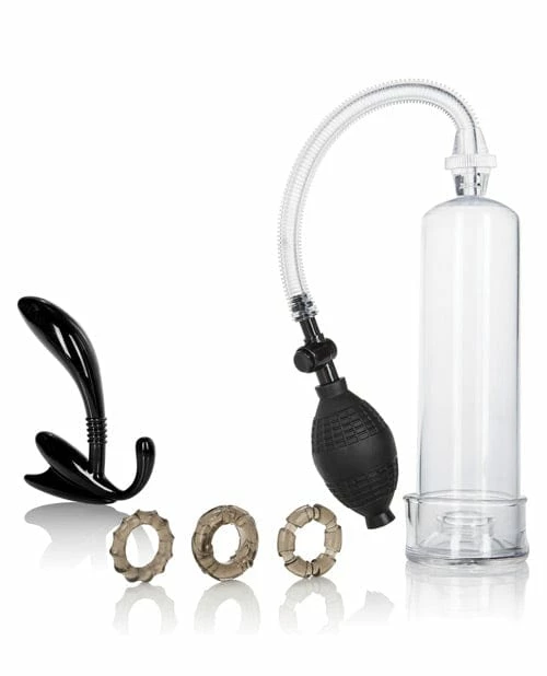CalExotics Dr. Joel Kaplan Essential Pump Kit - Clear Penis Toys