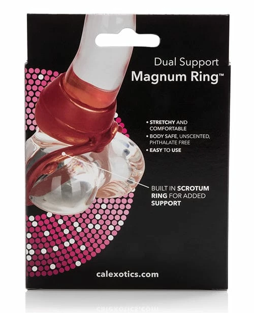 CalExotics Dual Support Magnum Ring - Red