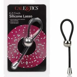 CalExotics E-z Cinch Silicone Lasso - Black Penis Toys