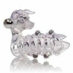 CalExotics Penis Toys El Toro Enhancer With Beads - Clear