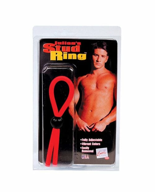 CalExotics Penis Toys Julian's Stud Ring - Assorted Colors