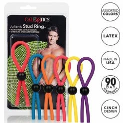 CalExotics Penis Toys Julian's Stud Ring - Assorted Colors